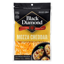 Image of Black Diamond Shredded Cheese, Mozza Cheddar 320g