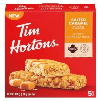 Tim Hortons Salted Caramel Granola Bar 5 Pk 150 G