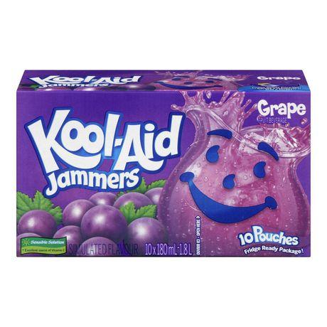 Kool Aid Jammers Grape10 X 180 Ml