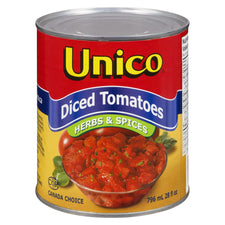 Image of Unico Diced Tomatoes, Herb & Spices 796 ML