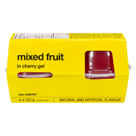 NN Fruit Mixed In Cherry Gel 4 X 90G