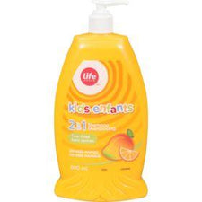 Image of Life Brand Kids 2in1 Shampoo Orange-Mango600mL