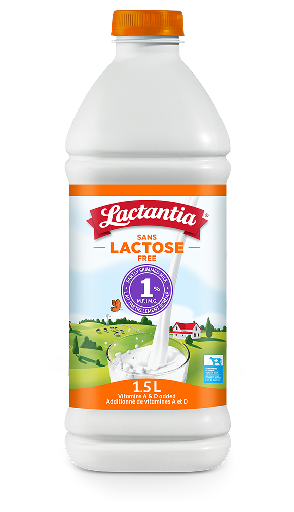 Lait écrémé 0 % sans lactose Lactantia