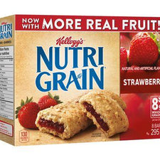 Image of Kellogg's Nutri-Grain Cereal Bars, Strawberry 295g