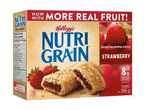 Kellogg's Nutri-Grain Cereal Bars, Strawberry 295g