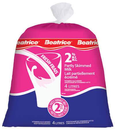 Beatrice 2 Partly Skim Milk 4 Lt Mike Dean Local Grocer