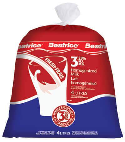 Beatrice Homogenized Milk 4 Lt