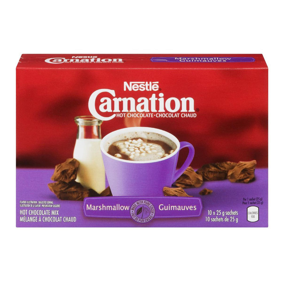 Carnation Hot Chocolate, Marshmallow10x25g