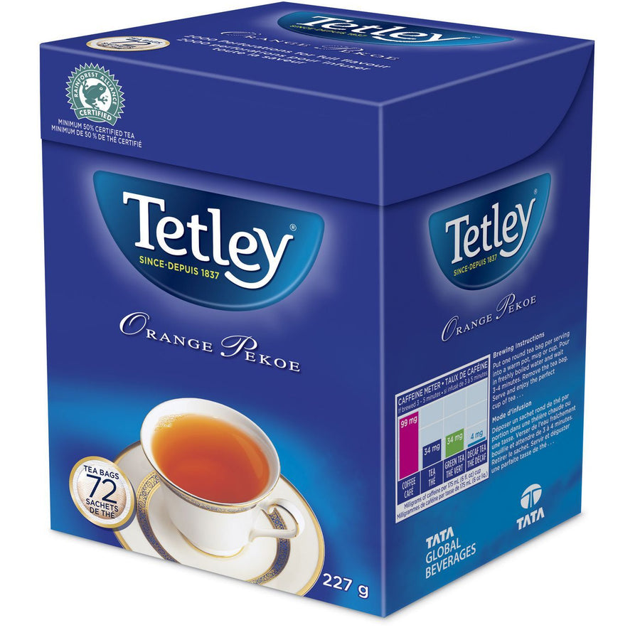 Tetley Tea Bags Orange Pekoe 72pk