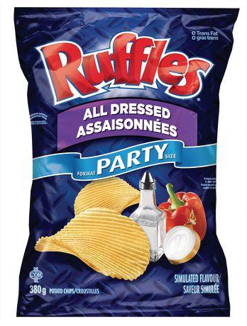 Ruffles Potato Chips, All Dressed 350g