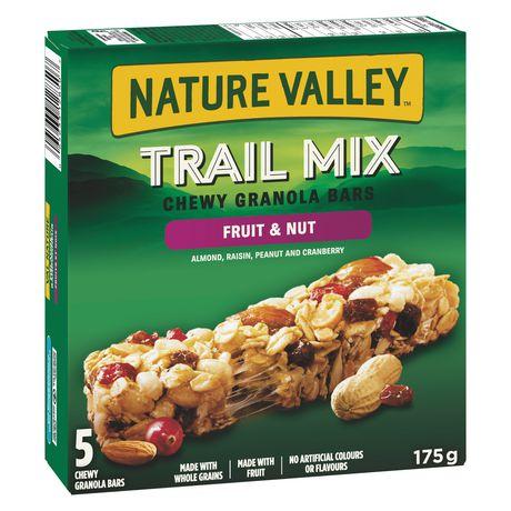 Nature Valley Fruit & Nut Granola Bars, Trail Mix 175g