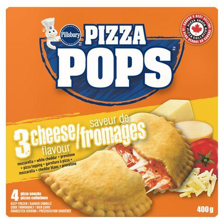 Pillsbury Frozen Pizza Pops, 3 Cheese 4 Pack 380G