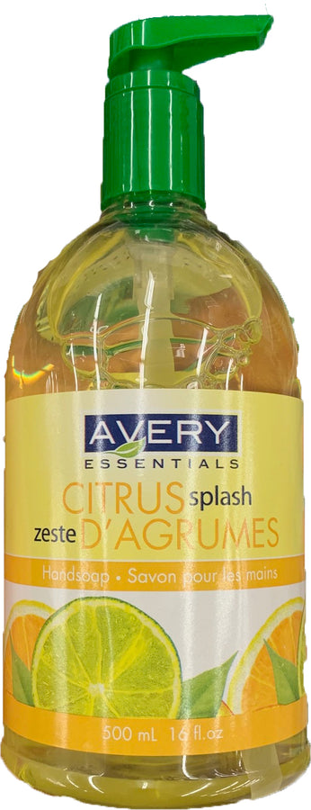 Avery Liquid Citrus Hand Soap 500mL