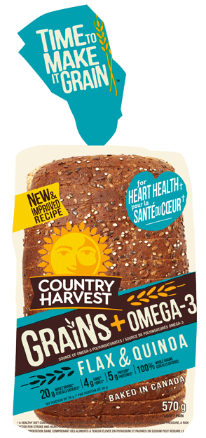 Country Harvest Bread, Flax Quinoa 675g