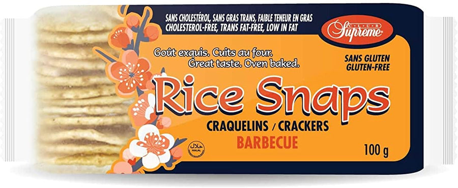 CS RICE SNAPS BBQ CRACKERS 100g
