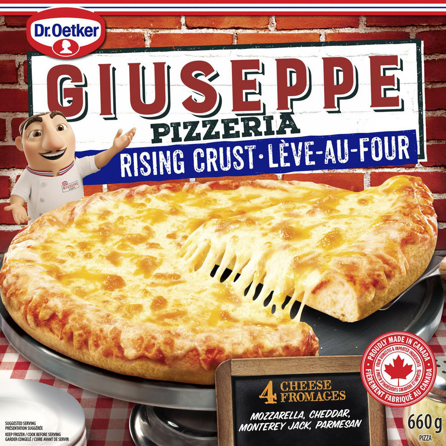 DR.OETKER GIUSEPPE RC FOUR CHEESE PIZZA 660 G