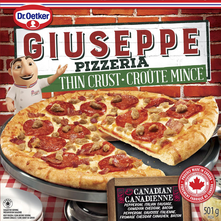 DR.OETKER GIUSEPPE TC CANADIAN PIZZA 501 G