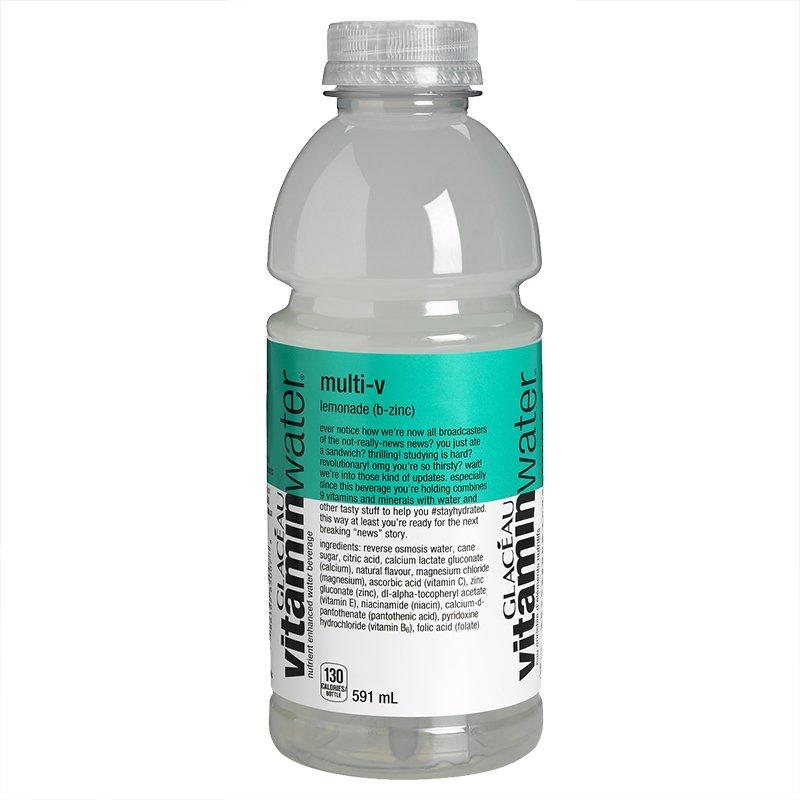 Glaceau Multi-V Lemonade Vitamin Water591 Ml