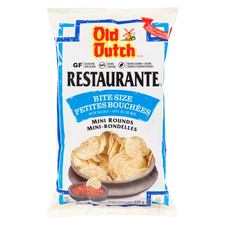 Old Dutch Restaurante Bite Size 295g