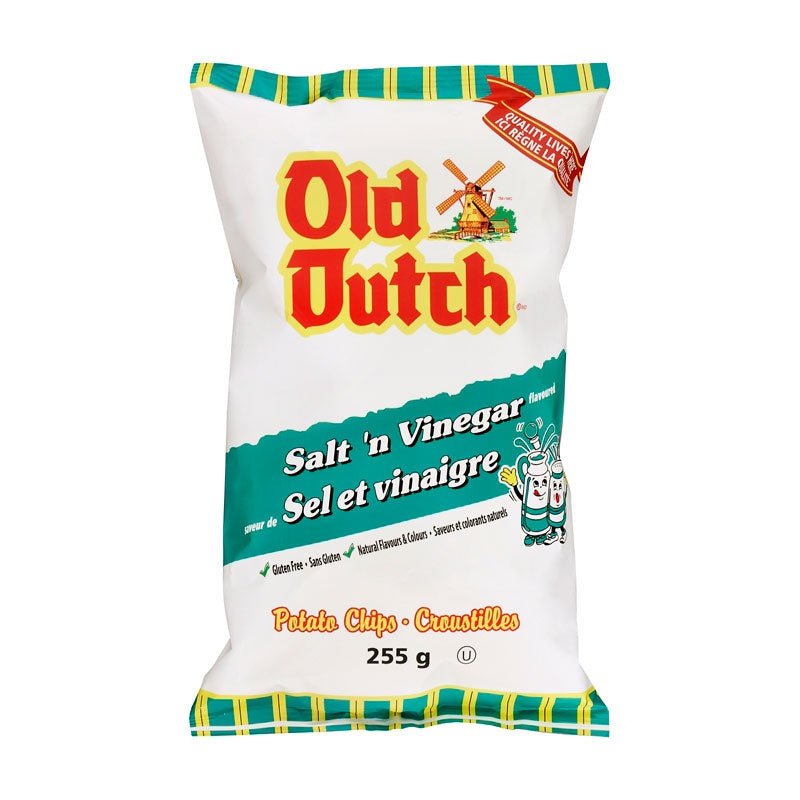 Old Dutch Salt & Vinegar Potato Chips 235g