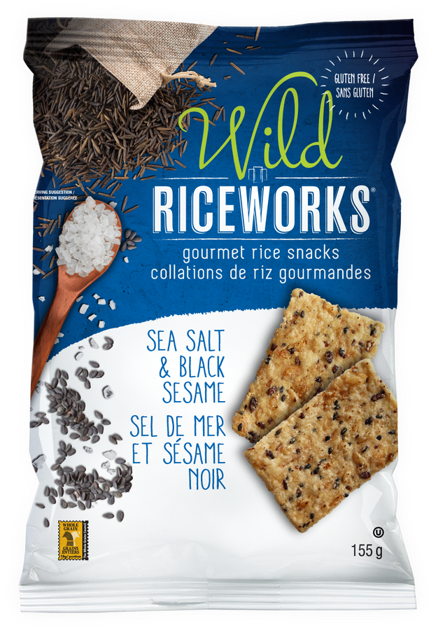 Riceworks Sea Salt & Black Sesame 155 G