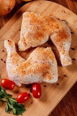Chicken Leg Quarters Spice Added