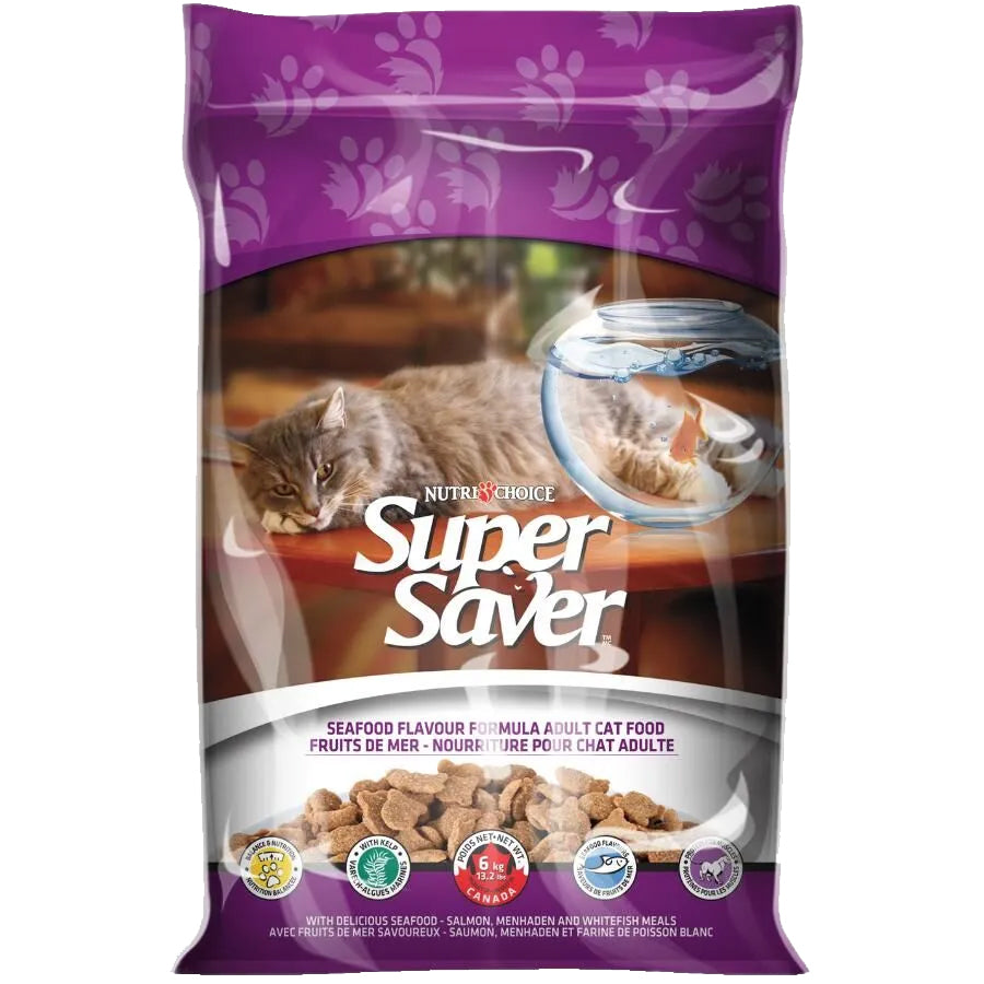 Super Saver Cat Seafood Flavour 6 Kg