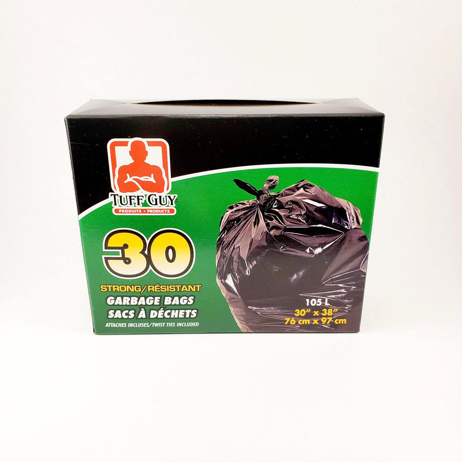 TUFFGUY 30 GARBAGE BAGS 105 L 30 PK
