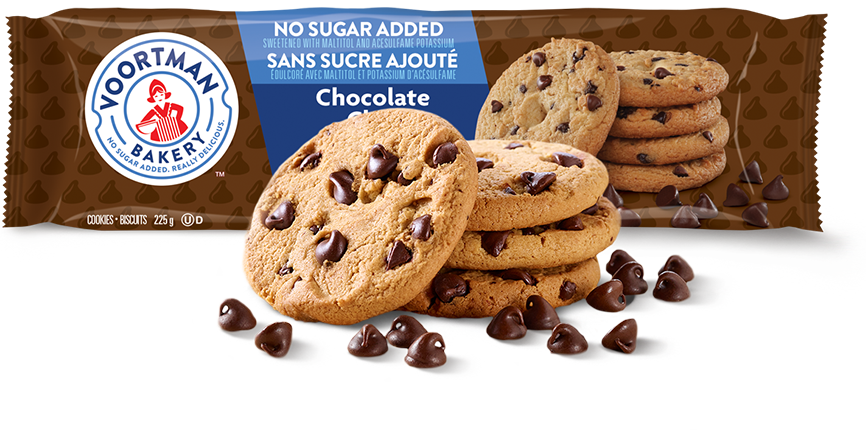 Voortman No Sugar Added Chocolate Chip Cookies 320g