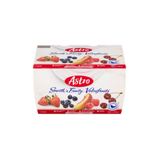 Image of Astro Smooth & Fruity, Peach Raspberry/Cherry/Strawberry/Blueberry 12x100g