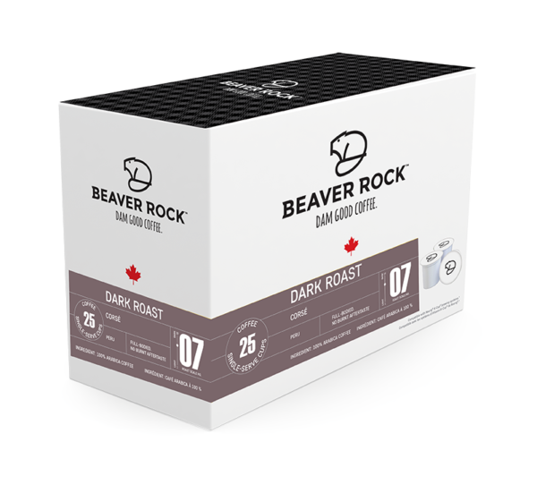Beaver Rock Roastery Dark  Roast Coffee 25pk