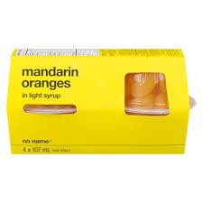 NN Fruit Bowl Mandarin Orange 4 X 90G