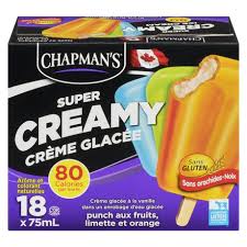 Supermarché PA / Chapman's Collection Ice Cream Bars 8x55ml