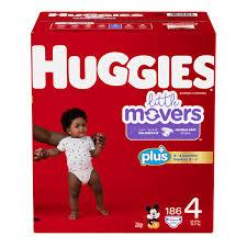 Image of Huggies Little Movers Diapers Size 4