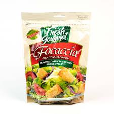 Fresh Gourmet Croutons, Focaccia 142g