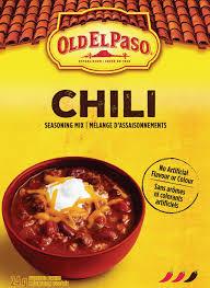 Old El Paso Chilli Con Carne - Miscela Di Spezie 39 G Per Preparare Il Chili Mexicano Facile E Veloce