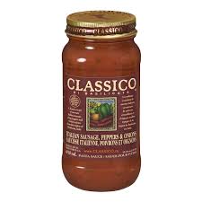 Image of Classico Italian Sausage Peppers Onions Sauce 650 Ml