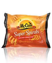 Mccain Superspirals Seasoned 650G