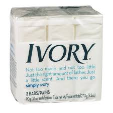 Image of Ivory Bar Soap 3x90g
