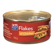 Image of Maple Leaf Flakes Of Chicken 156g