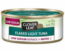 Image of Cloverleaf Flaked Light Tuna In Water, Low Sodium 120g