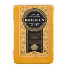 Image of Balderson Medium Cheddar Cheese 280g