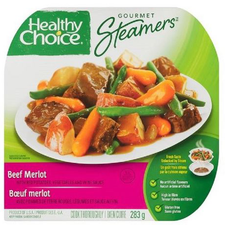 Image of Healthy Choice Gourmet Steamers Beef Merlot Frozen Dinner 269 g