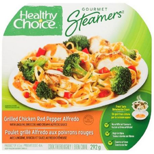 Image of Healthy Choice Gourmet Steamers Grilled Chicken Red Pepper Alfredo 284g