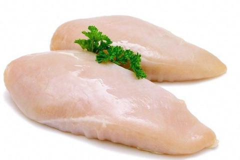 Bone in Skinless Split Chicken Breasts