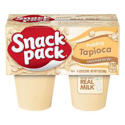 Hunts Tapioca Pudding Snackpk 4Pack