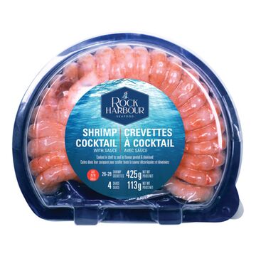 ROCK HARBOUR SHRIMP COCKTAIL 41-50CT w SAUCE 311G