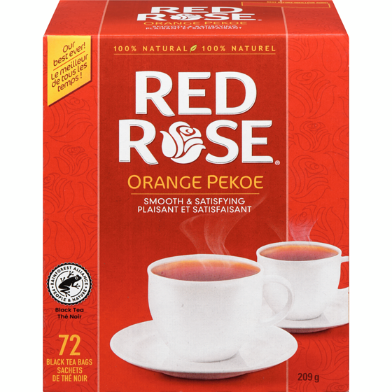 Red Rose Orange Pekoe Tea 72 Bags
