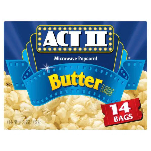 Act II Microwave Popcorn (14x78g)
