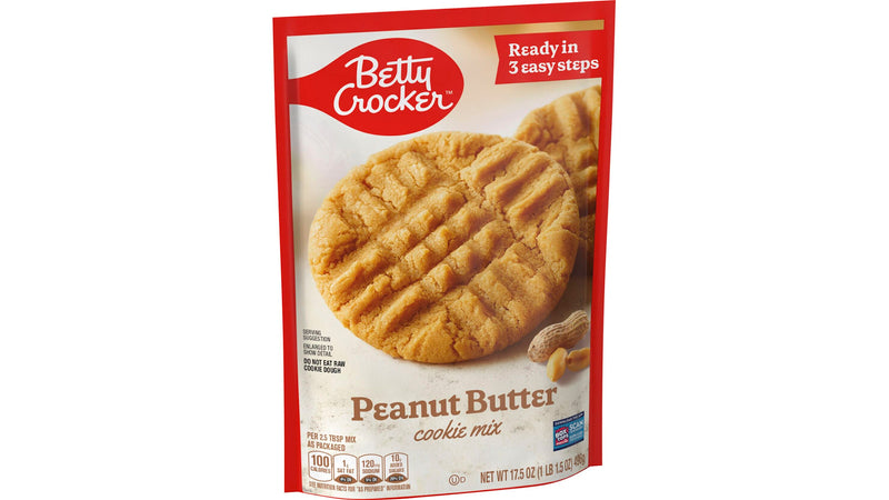 Betty Crocker Peanut Butter Cookie Mix 496g